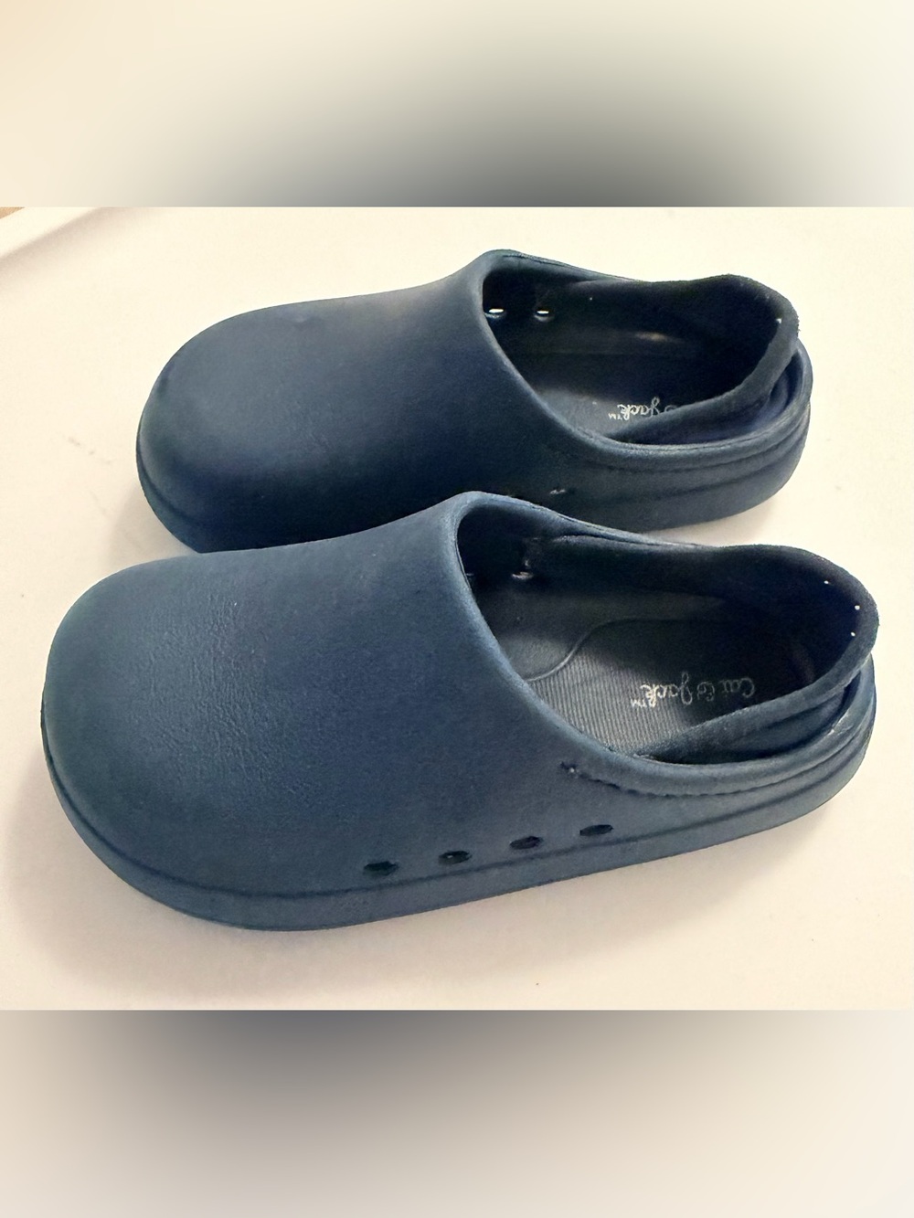 Kids Navy Slip-On Comfort Shoes